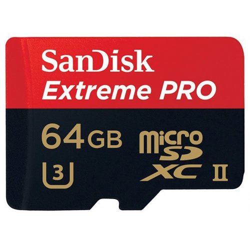 Купить Карта памяти SanDisk microSDXC Extreme Pro 64GB Class 10 UHS-II U3 R275/W100MB/s 4K (с USB ридером) (SDSQXPJ-064G-GN6M3) - цена в Харькове, Киеве, Днепре, Одессе
в интернет-магазине Telemart фото