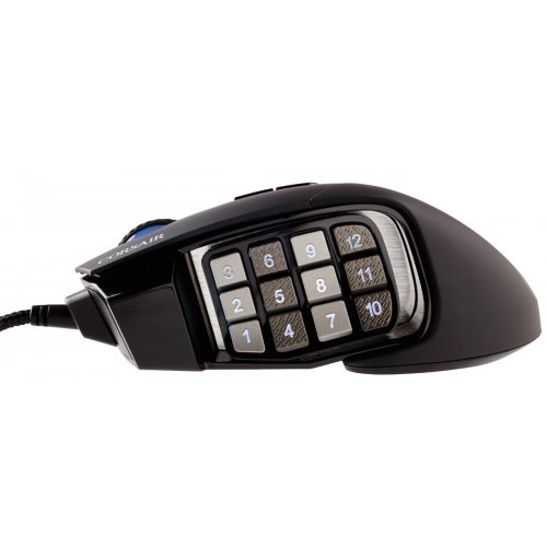 Купити Ігрова миша Corsair Scimitar RGB МОВА/ММО (CH-9000231-EU) - ціна в Києві, Львові, Вінниці, Хмельницькому, Франківську, Україні | інтернет-магазин TELEMART.UA фото