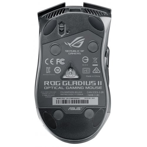 Photo Mouse Asus ROG P502 Gladius II USB (90MP00R0-B0UA00) Black