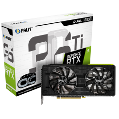 Видеокарта Palit GeForce RTX 3060 Ti Dual OC 8192MB (NE6306TS19P2-190AD) (Восстановлено продавцом, 637829)