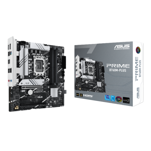 Уцінка материнська плата Asus PRIME B760M-PLUS (s1700, Intel B760) (Сліди встановлення, 638284) купити з перевіркою сумісності: огляд, характеристики, ціна у Києві, Львові, Вінниці, Хмельницькому, Івано-Франківську, Україні | інтернет-магазин TELEMART.UA фото