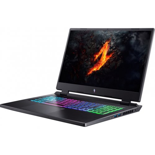 Купити Ноутбук Acer Nitro 17 AN17-42 (NH.QSDEU.005) Obsidian Black - ціна в Києві, Львові, Вінниці, Хмельницькому, Франківську, Україні | інтернет-магазин TELEMART.UA фото