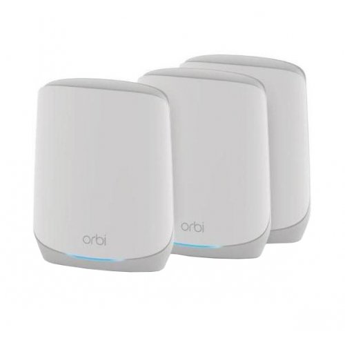 Купить WiFi-система NETGEAR Mesh WiFi System Orbi RBK763S AX5400 3 in 1 Kit (RBK763S-100EUS) - цена в Харькове, Киеве, Днепре, Одессе
в интернет-магазине Telemart фото