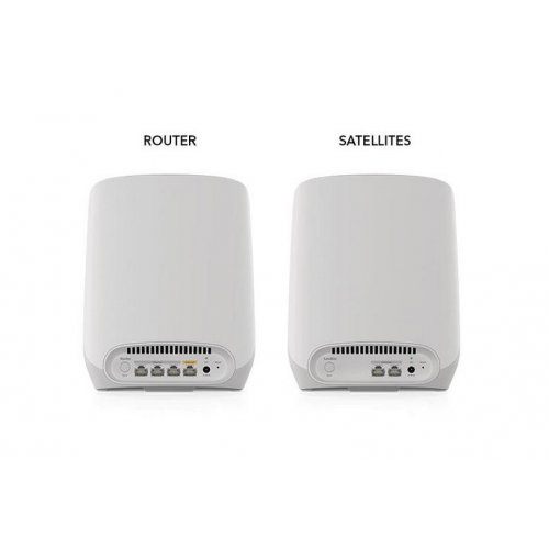 Купить WiFi-система NETGEAR Mesh WiFi System Orbi RBK763S AX5400 3 in 1 Kit (RBK763S-100EUS) - цена в Харькове, Киеве, Днепре, Одессе
в интернет-магазине Telemart фото