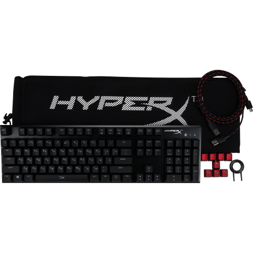 Photo Keyboard HyperX Alloy FPS MX Cherry Red (HX-KB1RD1-RU/A5) Black