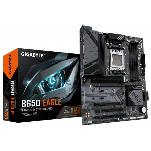 Купить Материнская плата Gigabyte B650 EAGLE (sAM5, AMD B650) с проверкой совместимости: обзор, характеристики, цена в Киеве, Днепре, Одессе, Харькове, Украине | интернет-магазин TELEMART.UA фото