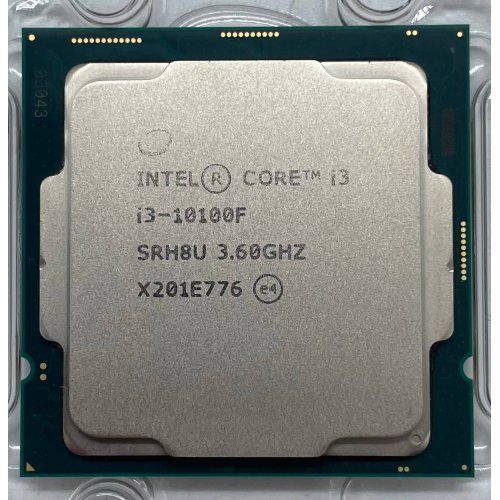 Процесор Intel Core i3-10100F 3.6(4.3)GHz 6MB s1200 Tray (CM8070104291318) (Відновлено продавцем, 639597) купити з перевіркою сумісності: огляд, характеристики, ціна у Києві, Львові, Вінниці, Хмельницькому, Івано-Франківську, Україні | інтернет-магазин TELEMART.UA фото