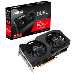 Видеокарта Asus Dual Radeon RX 6600 8192MB (DUAL-RX6600-8G) (Восстановлено продавцом, 639835)