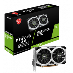 Видеокарта MSI GeForce GTX 1630 VENTUS XS 4096MB (GTX 1630 VENTUS XS 4G) (Восстановлено продавцом, 639838)