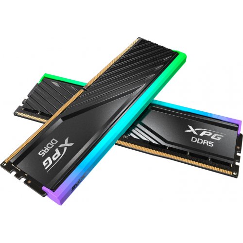 Фото ОЗУ ADATA DDR5 32GB (2x16GB) 6400MHz XPG Lancer Blade RGB Black (AX5U6400C3216G-DTLABRBK)