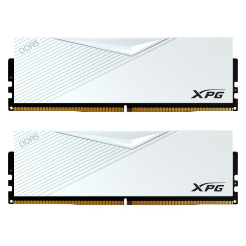 Фото ОЗУ ADATA DDR5 32GB (2x16GB) 6400MHz XPG Lancer White (AX5U6400C3216G-DCLAWH)