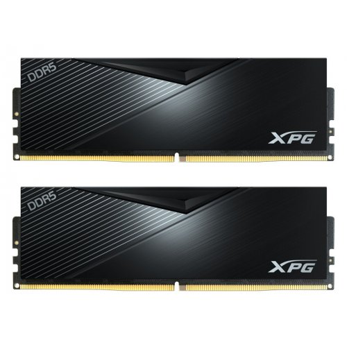 Купить ОЗУ ADATA DDR5 32GB (2x16GB) 6400MHz XPG Lancer Black (AX5U6400C3216G-DCLABK) с проверкой совместимости: обзор, характеристики, цена в Киеве, Днепре, Одессе, Харькове, Украине | интернет-магазин TELEMART.UA фото