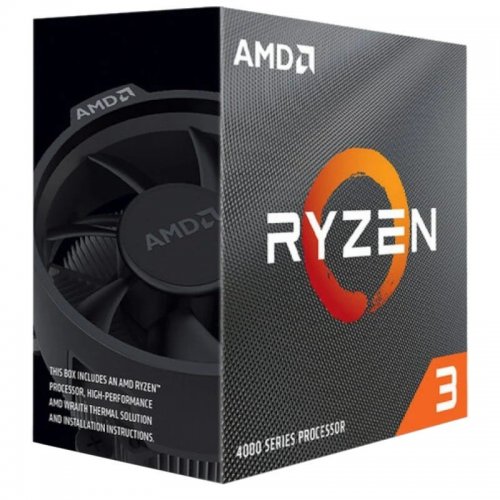 Процесор AMD Ryzen 3 4100 3.8(4.0)GHz 4MB sAM4 Box (100-100000510BOX) (Відновлено продавцем, 640039) купити з перевіркою сумісності: огляд, характеристики, ціна у Києві, Львові, Вінниці, Хмельницькому, Івано-Франківську, Україні | інтернет-магазин TELEMART.UA фото