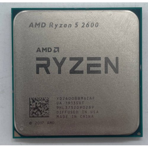 Процесор AMD Ryzen 5 2600 3.4(3.9)GHz 16MB sAM4 Tray (YD2600BBM6IAF) (Відновлено продавцем, 640163) купити з перевіркою сумісності: огляд, характеристики, ціна у Києві, Львові, Вінниці, Хмельницькому, Івано-Франківську, Україні | інтернет-магазин TELEMART.UA фото