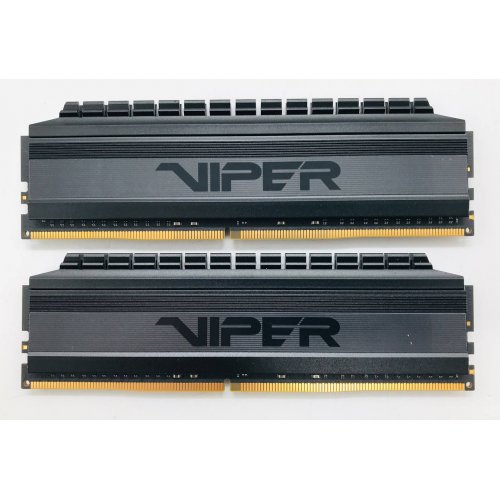 Купить Озу Patriot DDR4 64GB (2x32GB) 3200Mhz Viper 4 Blackout (PVB464G320C6K) (Восстановлено продавцом, 640262) с проверкой совместимости: обзор, характеристики, цена в Киеве, Днепре, Одессе, Харькове, Украине | интернет-магазин TELEMART.UA фото