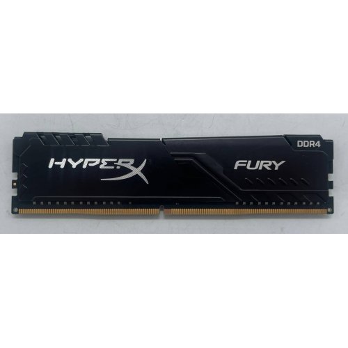 Купить Озу HyperX DDR4 8GB 2666Mhz Fury Black (HX426C16FB3/8) (Восстановлено продавцом, 640507) с проверкой совместимости: обзор, характеристики, цена в Киеве, Днепре, Одессе, Харькове, Украине | интернет-магазин TELEMART.UA фото