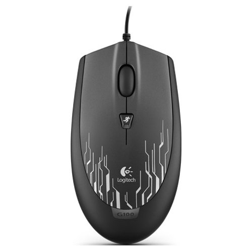 Миша Logitech Gaming Mouse G100 Black купити в Україні: Київ, Львів, Хмельницький, Тернопіль, Івано-Франківськ | Низька ціна, відгуки, характеристики від TELEMART фото