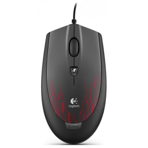 Миша Logitech Gaming Mouse G100 Red купити в Україні: Київ, Львів, Хмельницький, Тернопіль, Івано-Франківськ | Низька ціна, відгуки, характеристики від TELEMART фото