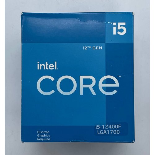 Купить Процессор Intel Core i5-12400F 2.5(4.4)GHz 18MB s1700 Box (BX8071512400F) (Восстановлено продавцом, 640881) с проверкой совместимости: обзор, характеристики, цена в Киеве, Днепре, Одессе, Харькове, Украине | интернет-магазин TELEMART.UA фото