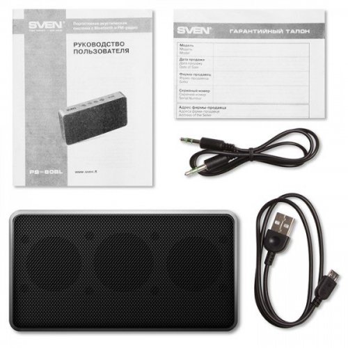 Акустическая система SVEN PS-80BL Black купить в Украине: Киев, Днепр, Харьков, Одесса  | Низкая цена, отзывы, характеристики от TELEMART фото