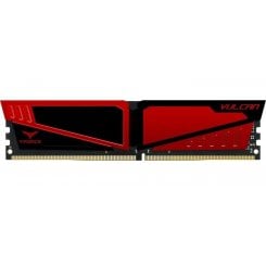 Озу Team DDR4 8GB 2400Mhz T-Force Vulcan Red (TLRED48G2400HC16BK) (Восстановлено продавцом, 641170)