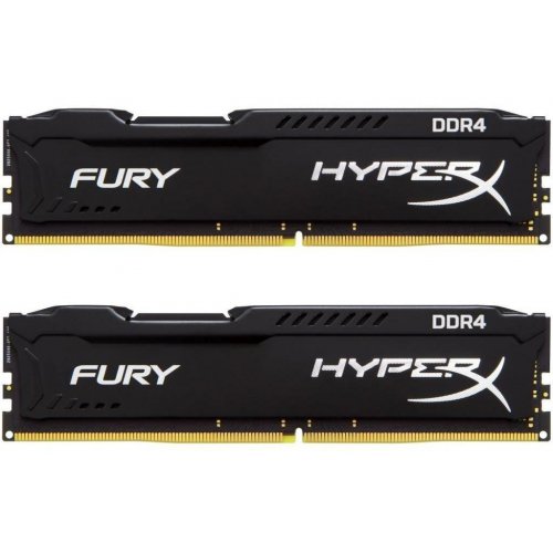 ОЗП Kingston DDR4 16Gb (2x8GB) 2133Mhz HyperX FURY Black (HX421C14FBK2/16) (Відновлено продавцем, 641195) купити з перевіркою сумісності: огляд, характеристики, ціна у Києві, Львові, Вінниці, Хмельницькому, Івано-Франківську, Україні | інтернет-магазин TELEMART.UA фото