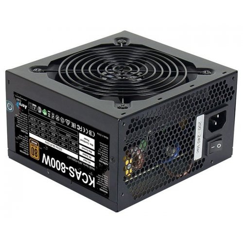 Купить Блок питания Aerocool KCAS 800W (KCAS-800) (Восстановлено продавцом, 641205) с проверкой совместимости: обзор, характеристики, цена в Киеве, Днепре, Одессе, Харькове, Украине | интернет-магазин TELEMART.UA фото