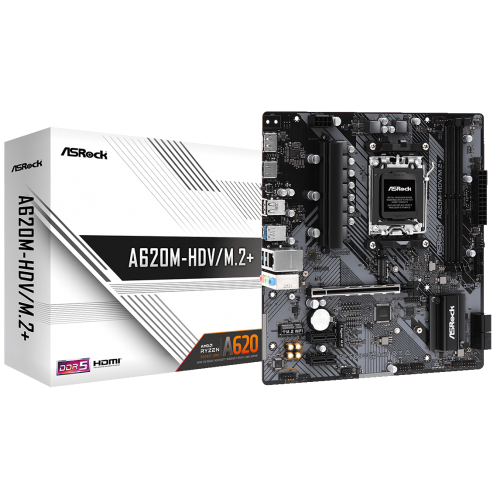 Продати Материнська плата AsRock A620M-HDV/M.2+ (sAM5, AMD A620) (Відновлено продавцем, 641239) за Trade-In у інтернет-магазині Телемарт - Київ, Дніпро, Україна фото