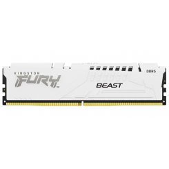 ОЗП Kingston DDR5 16GB 6000Mhz FURY Beast White (KF560C30BW-16) (Пошкоджене пакування, 641349)