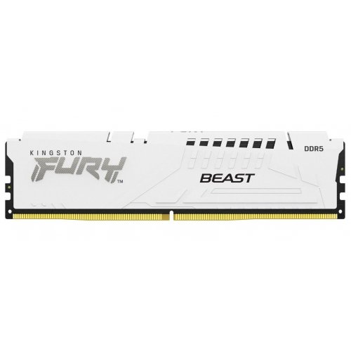 ОЗП Kingston DDR5 16GB 6000Mhz FURY Beast White (KF560C30BW-16) (Пошкоджене пакування, 641349) купити з перевіркою сумісності: огляд, характеристики, ціна у Києві, Львові, Вінниці, Хмельницькому, Івано-Франківську, Україні | інтернет-магазин TELEMART.UA фото