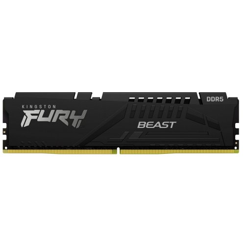 Купить ОЗУ Kingston DDR5 16GB 6400Mhz FURY Beast Black (KF564C32BB-16) (Поврежденная упаковка, 641351) с проверкой совместимости: обзор, характеристики, цена в Киеве, Днепре, Одессе, Харькове, Украине | интернет-магазин TELEMART.UA фото