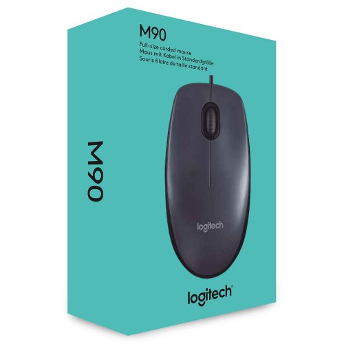 Купить Мышка Logitech M90 Gray - цена в Харькове, Киеве, Днепре, Одессе
в интернет-магазине Telemart фото