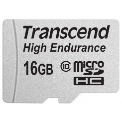 Карта памяти Transcend microSDHC High Endurance 16GB Class 10 (с адапетром) (TS16GUSDHC10V)