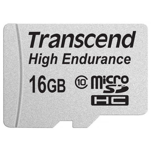 Карта памяти Transcend microSDHC High Endurance 16GB Class 10 (с адапетром) (TS16GUSDHC10V) купить в Украине | Telemart фото