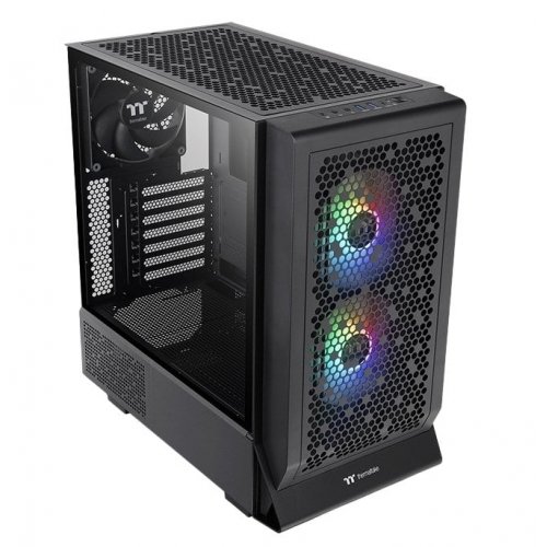 Корпус Thermaltake Ceres 330 ARGB Tempered Glass без БЖ (CA-1Y2-00M1WN-01) Black купити з перевіркою сумісності: огляд, характеристики, ціна у Києві, Львові, Вінниці, Хмельницькому, Івано-Франківську, Україні | інтернет-магазин TELEMART.UA фото