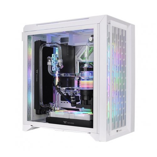 Корпус Thermaltake CTE C700 ARGB Tempered Glass без БЖ (CA-1X7-00F6WN-01) Snow купити з перевіркою сумісності: огляд, характеристики, ціна у Києві, Львові, Вінниці, Хмельницькому, Івано-Франківську, Україні | інтернет-магазин TELEMART.UA фото