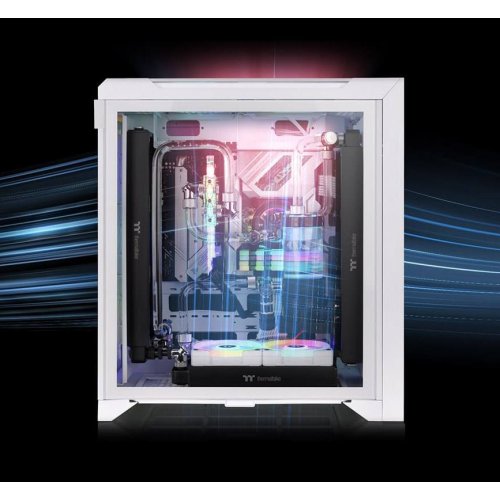 Корпус Thermaltake CTE C700 ARGB Tempered Glass без БЖ (CA-1X7-00F6WN-01) Snow купити з перевіркою сумісності: огляд, характеристики, ціна у Києві, Львові, Вінниці, Хмельницькому, Івано-Франківську, Україні | інтернет-магазин TELEMART.UA фото