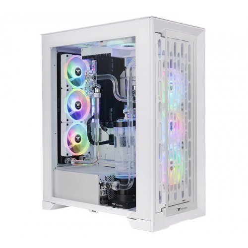 Корпус Thermaltake CTE T500 ARGB Tempered Glass без БЖ (CA-1X8-00F6WN-01) Snow купити з перевіркою сумісності: огляд, характеристики, ціна у Києві, Львові, Вінниці, Хмельницькому, Івано-Франківську, Україні | інтернет-магазин TELEMART.UA фото