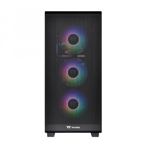 Корпус Thermaltake S250 ARGB Tempered Glass без БЖ (CA-1Y6-00M1WN-00) Black купити з перевіркою сумісності: огляд, характеристики, ціна у Києві, Львові, Вінниці, Хмельницькому, Івано-Франківську, Україні | інтернет-магазин TELEMART.UA фото