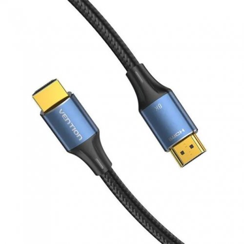 Кабель Vention HDMI to HDMI V2.1 2m (ALGLH) Blue купити в Україні: Київ, Львів, Хмельницький, Тернопіль, Івано-Франківськ | Низька ціна, відгуки, характеристики від TELEMART фото
