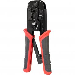 Обжимной инструмент Vention Multi-function Crimping Tool Ratchet Type (KEAB0) Black/Red