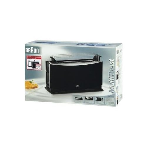 Купити Тостер Braun HT 550 BK - ціна в Києві, Львові, Вінниці, Хмельницькому, Франківську, Україні | інтернет-магазин TELEMART.UA фото