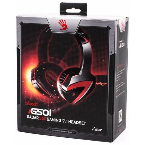 Photo Headset A4Tech Bloody G501 Black/Red
