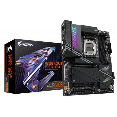 Фото Материнська плата Gigabyte B650E AORUS PRO X USB4 (sAM5, AMD B650)