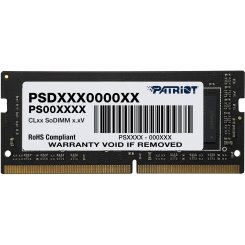 Озу Patriot SODIMM DDR4 16GB 3200Mhz Signature Line (PSD416G32002S) (Восстановлено продавцом, 644393)