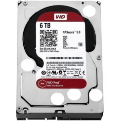 Жесткий диск Western Digital Red 6TB 256MB 5400RPM 3.5" (WD60EFAX) (Восстановлено продавцом, 644631)