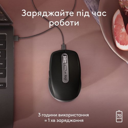 Купить Мышка Logitech MX Anywhere 3S for Mac (910-006947) Space Grey - цена в Харькове, Киеве, Днепре, Одессе
в интернет-магазине Telemart фото