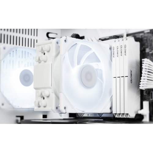 Кулер для корпуса ID-Cooling TF 12025 PRO SW (TF-12025-PRO-SW) White купити з перевіркою сумісності: огляд, характеристики, ціна у Києві, Львові, Вінниці, Хмельницькому, Івано-Франківську, Україні | інтернет-магазин TELEMART.UA фото