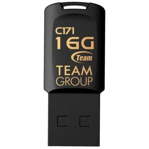 Купить Накопитель Team C171 16GB USB 2.0 Black (TC17116GB01) - цена в Харькове, Киеве, Днепре, Одессе
в интернет-магазине Telemart фото