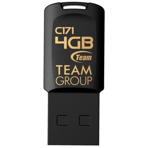 Купити Накопичувач Team C171 4GB USB 2.0 Black (TC1714GB01) - ціна в Києві, Львові, Вінниці, Хмельницькому, Франківську, Україні | інтернет-магазин TELEMART.UA фото